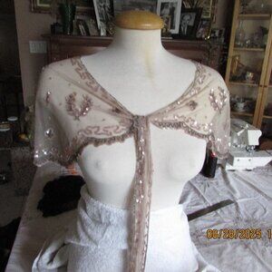 Vintage sequined shawl